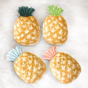 MARTHA STEWART Pineapple Melamine Plate Sets